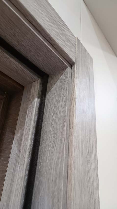 Complete binnendeur Vintage Milo grijs 201,5x83cm tubespaan omkeerbaar + deurkast 16,5cm