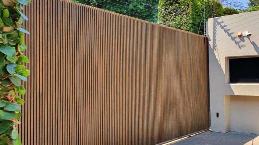 Gevelpaneel Line up Liam WPC teak 13,5x290x2,5cm