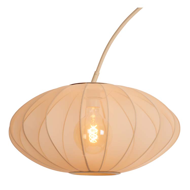 Lucide CORINA - Lampadaire arceau - 1xE27 - Crème