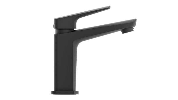 Robinet de lavabo Remko 16,30cm noir mat Robinet de lavabo Remko 16,30cm noir mat