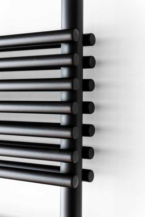 Radiateur sèche-serviette Doby double noir 180 x 60 cm 1810 Watt