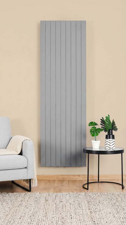 Radiateur design Duke single gris 180 x 60 cm 1803 Watt