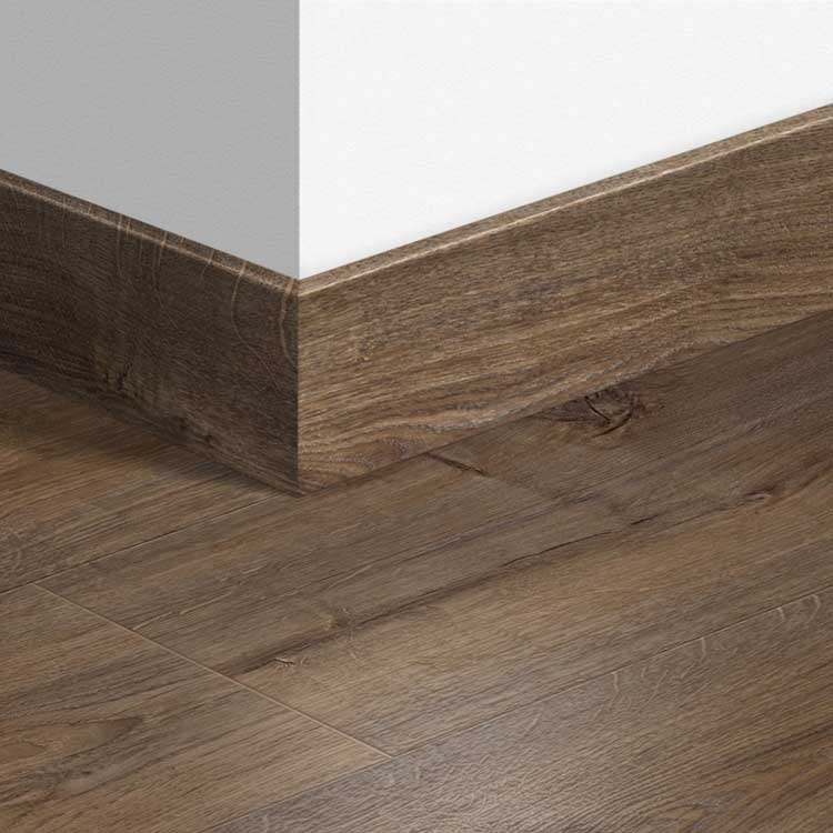 Plinthe parquet Largo Quick-Step 100x14x2400mm Chêne Cambridge foncé