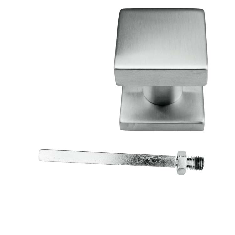 Top pro vierkant op rozet inox plus