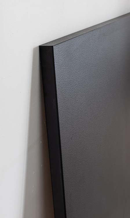 Plan de travail pour îlot de cuisine Plenti noir 124,5x92cm