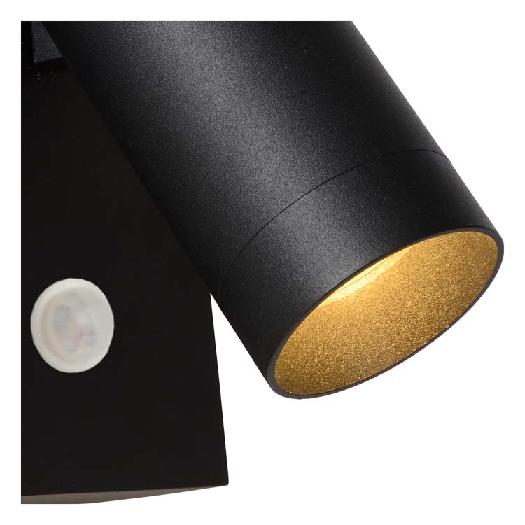 TAYLOR Wandspot 1xGU10/50W Zwart IP44