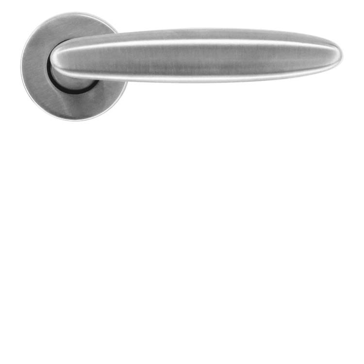 Deurkruk pro vigevano inox look zonder rozet