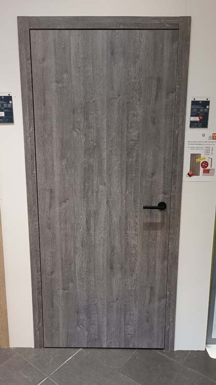 Complete binnendeur Invisible Flat Mont-Ventoux 201,5x83cm tubespaan links + deurkast 30cm