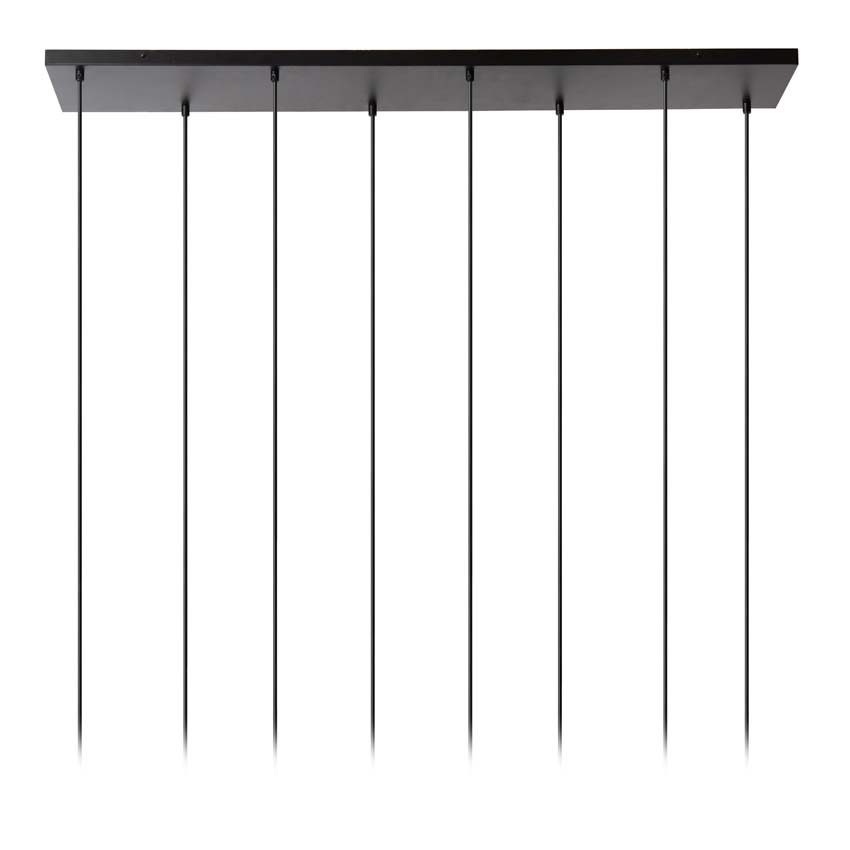Lucide CHAYANNE - Hanglamp - 8xE14 - Zwart