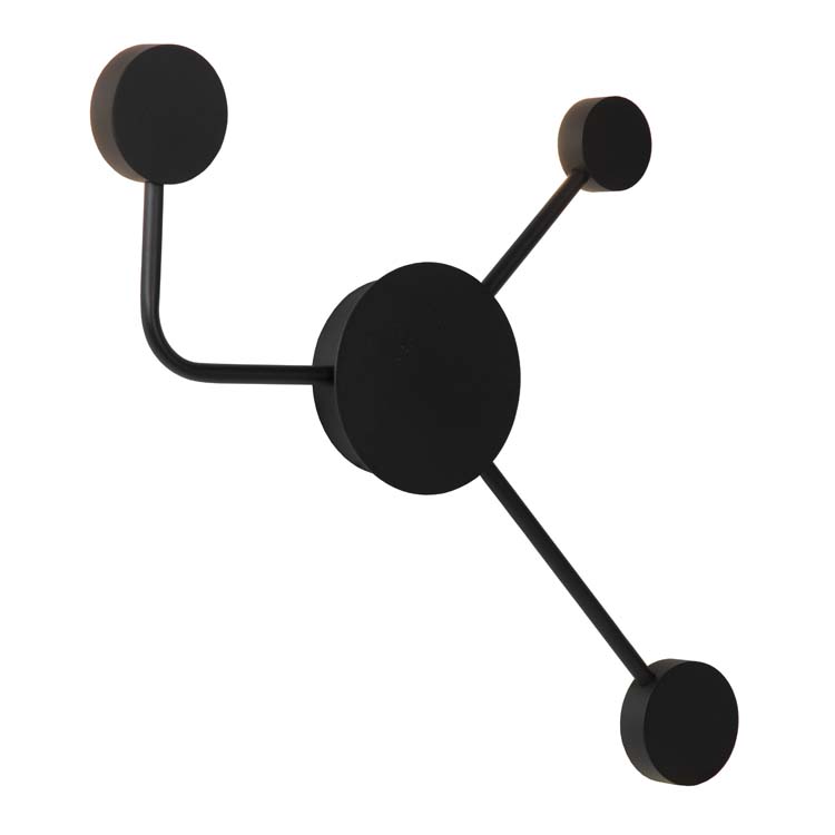 Applique murale - LED - 3x10W 3000K - Noir