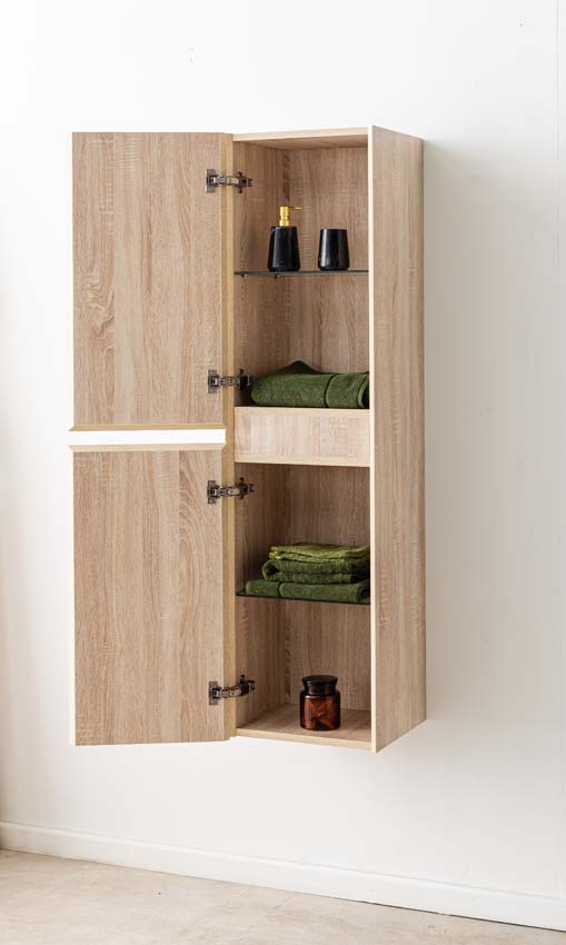 Armoire à colonne Arizona chêne suspendu 150x40x35cm