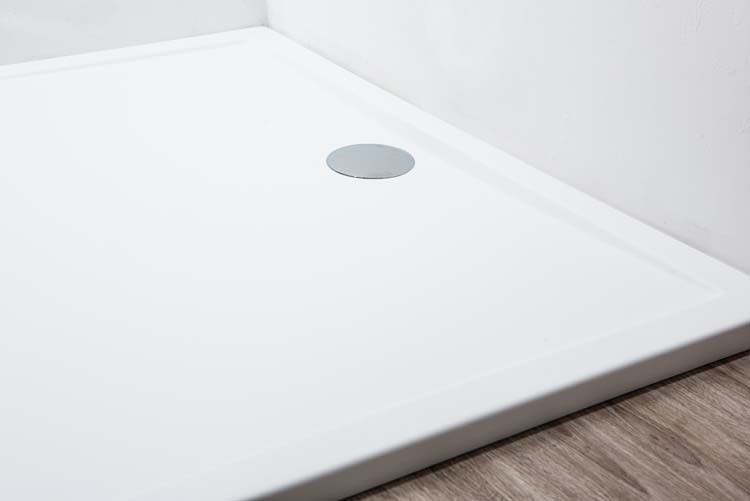 Douchebak Horst acryl mat wit 160x90cm