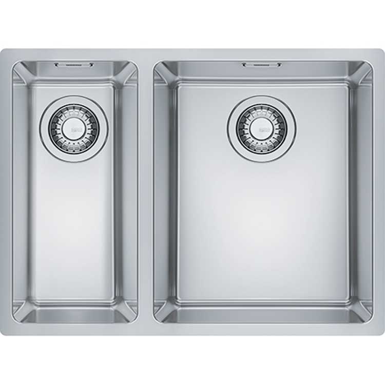 Spoelbak Franke Maris inox 1,5 bak 59,5x40cm rechts