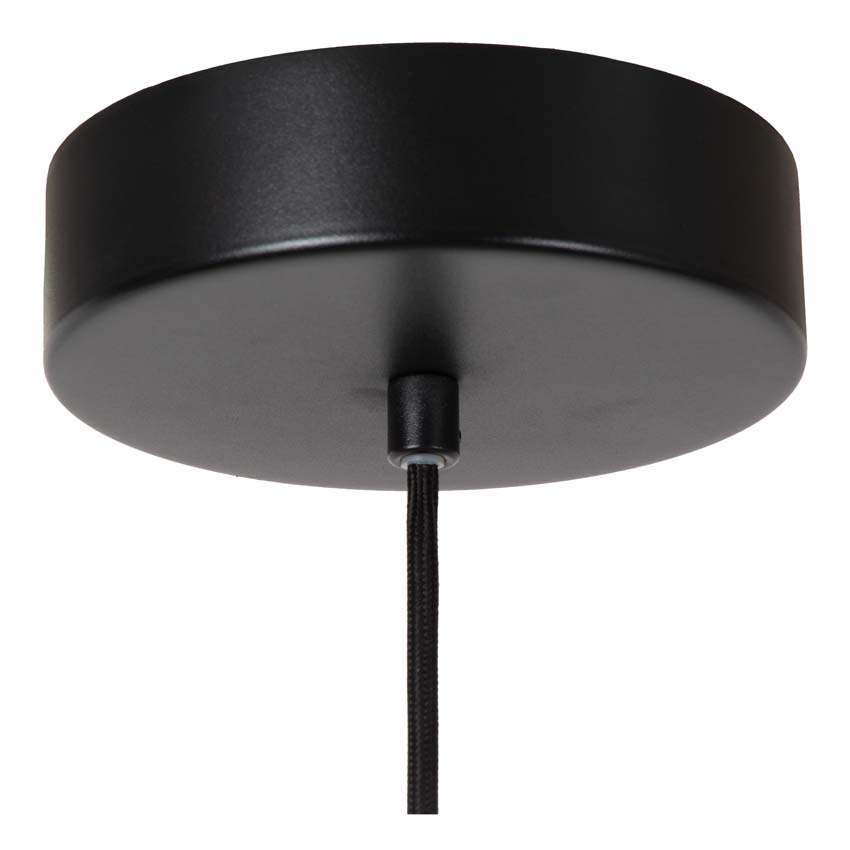Lucide Premium MENGA - Hanglamp - Ø 60 cm - LED Dimb. - 1x18,6W 2700K - Fumé