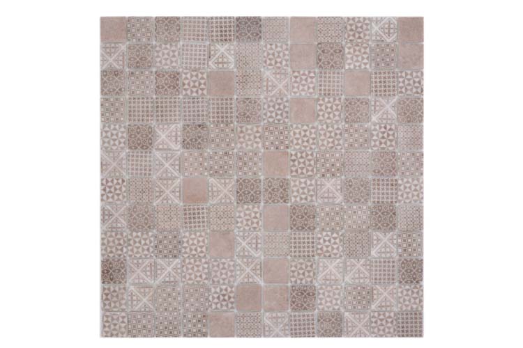 Mosaïque Eco mix patchwork beige 31,5 x 31,5 cm