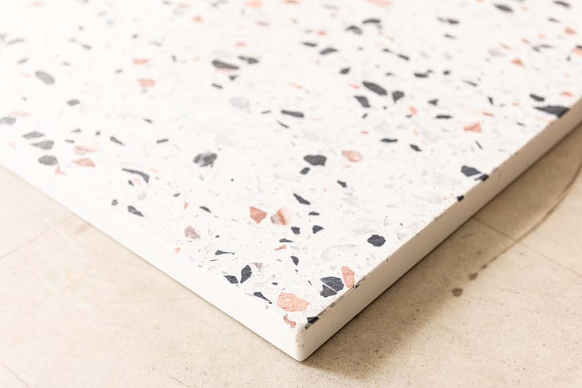 Douchebak Moby SMC terrazzo look 120x90cm