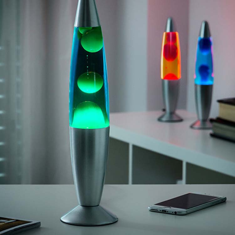 Lavalamp groen 25 Watt 8.5x34 cm
