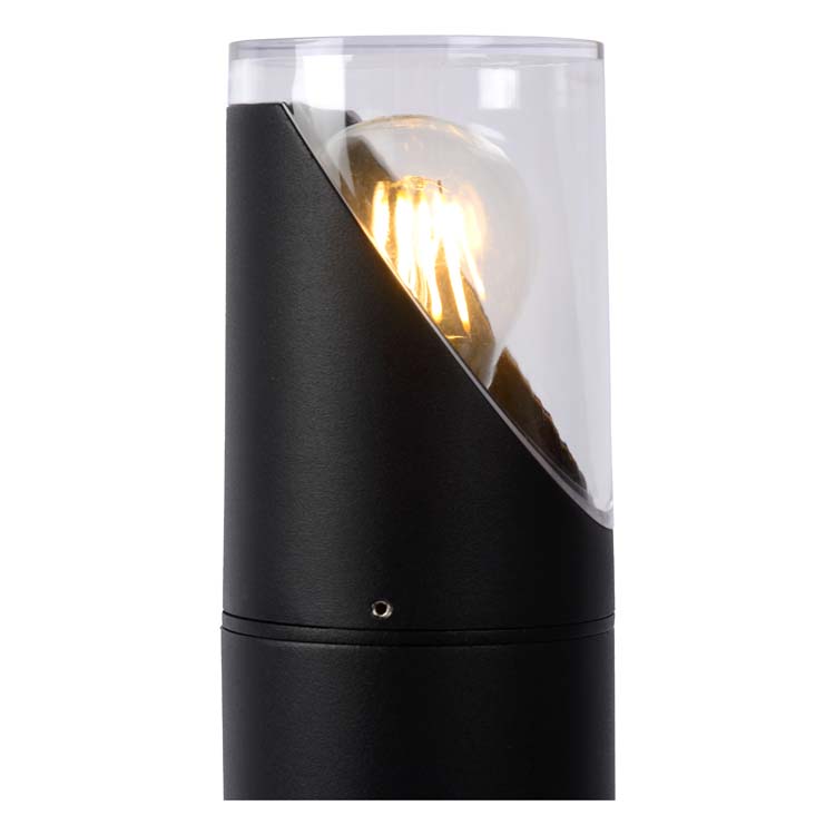Lampe de socle extérieur noir Ø9 1xE27 15W IP65