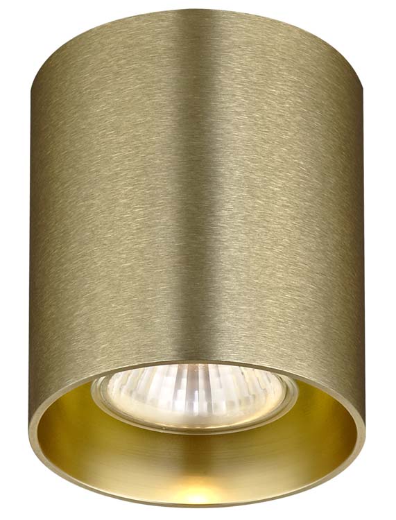 Plafonnier Or Ronde GU10 MAX 50W IP20
