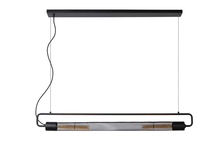 Lucide CALIXT - Suspension - 2xE27 - Noir