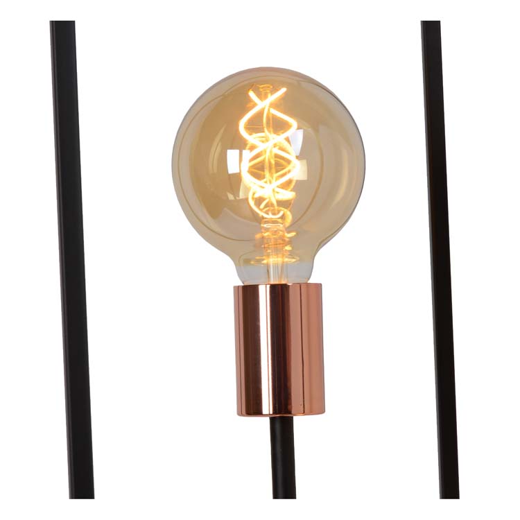 Lucide ARTHUR - Lampadaire - E27 - Noir