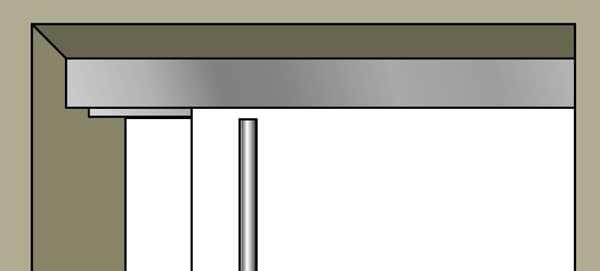 porte coulissante kit rail 200cm