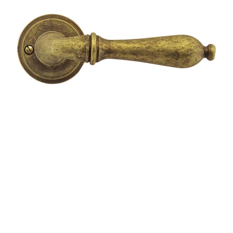 Poignée de porte amalfi vieux jaune sans rosace
