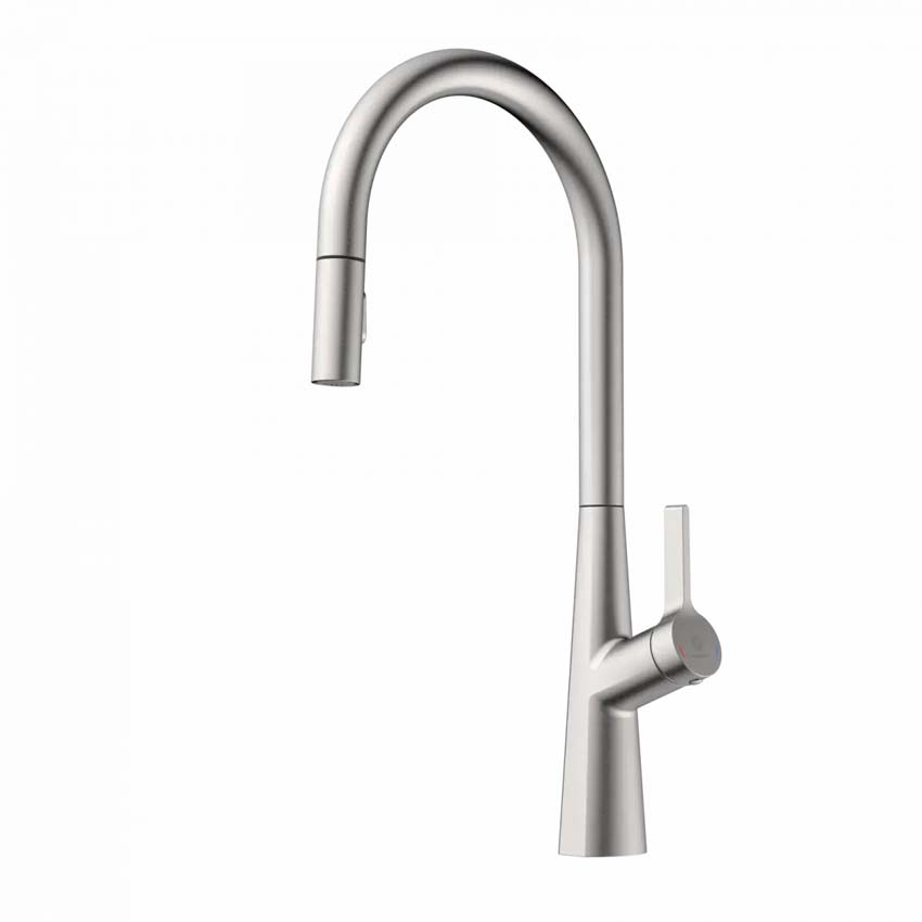 Keukenkraan Wasserwerk WK 9 Sphere inox met uittrekbare uitloop