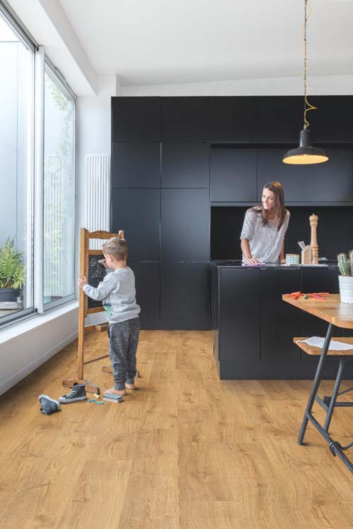 Vinyle Quick-step bloom medium planks 6mm chêne d'automne miel naturel