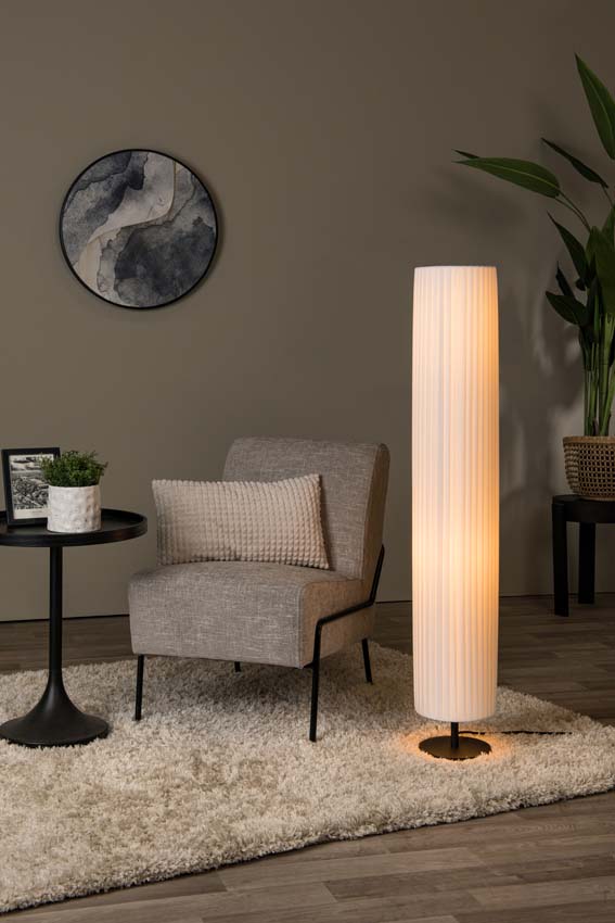Lucide FOLD - Lampadaire - Ø 20 cm - 2xE27 - Blanc