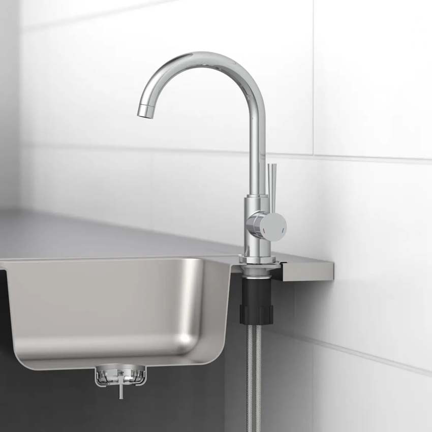 Robinet de cuisine Charlotte chrome