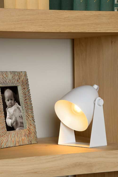 Lucide CHAGO - Lampe de table - E14 - Blanc