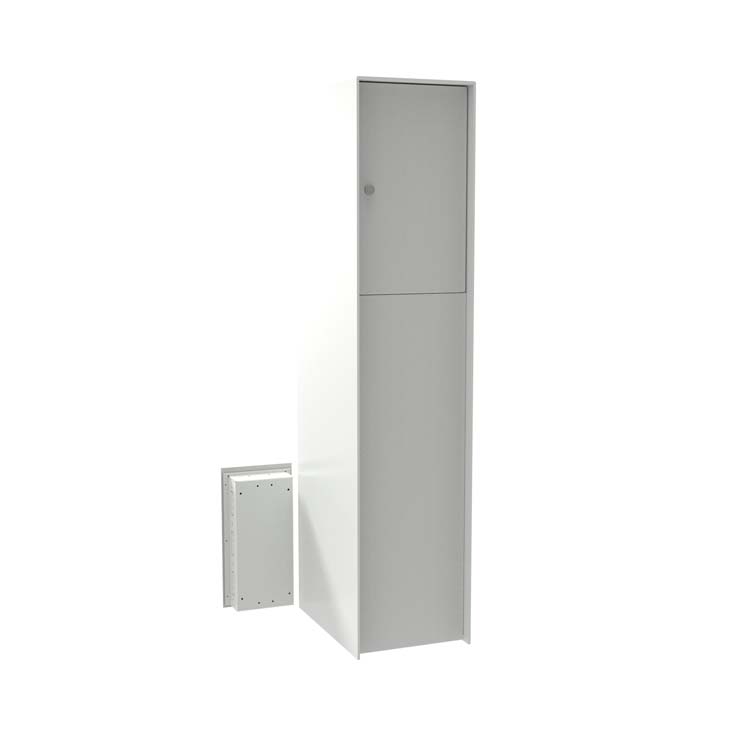 Pakketbrievenbus ONZO (eSafe) Fenix Front Connect wit