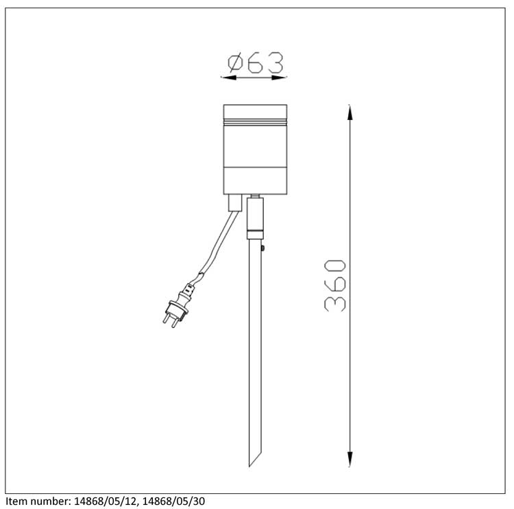 Lucide ARNE-LED - Tuinspot Buiten - Ø 6,3 cm - LED - GU10 - 1x5W 2700K - IP44 - Mat chroom
