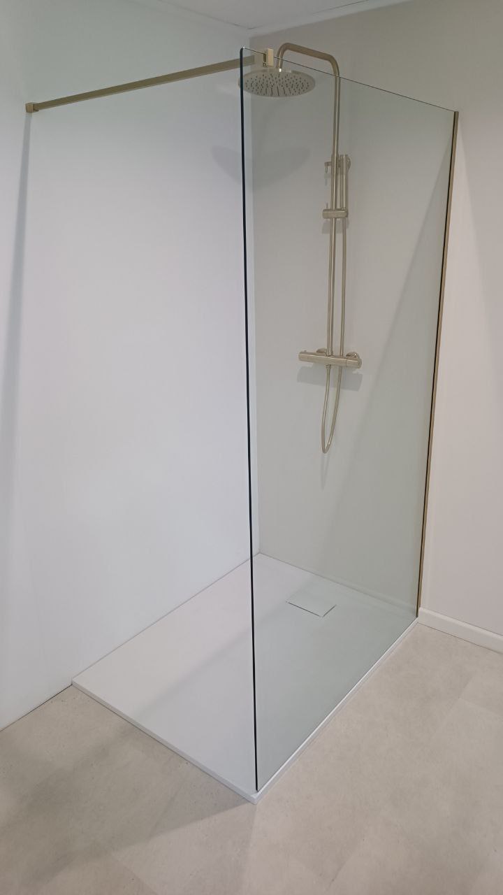 Verstevigingsstang voor douche goud 100 cm