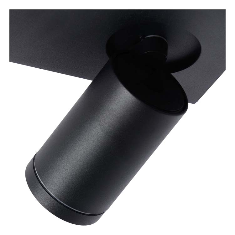 TAYLOR Plafondspot 4x GU10/5W DTW  IP44 Zwart