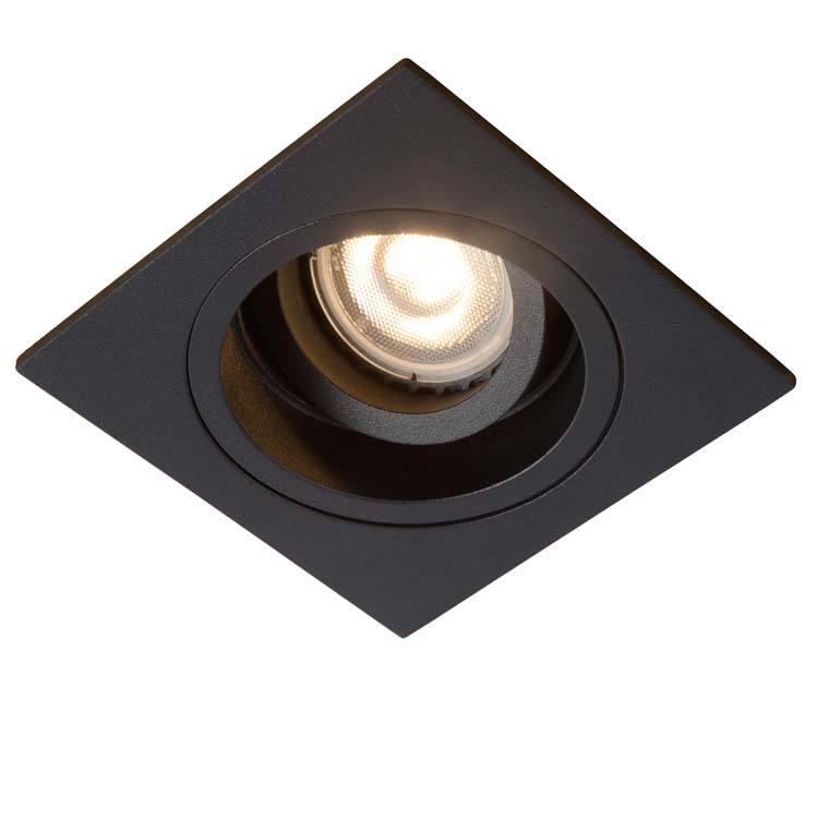 Lucide EMBED - Spot encastrable - 1xGU10 - Noir