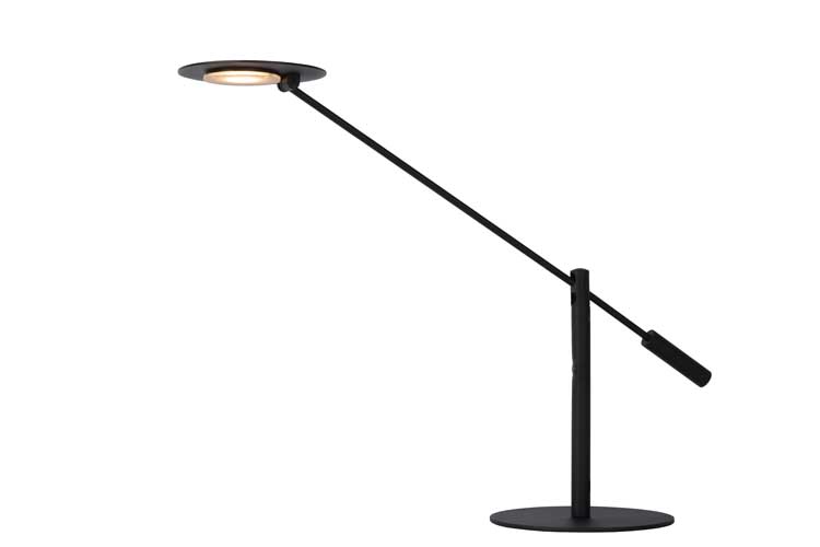 Lucide ANSELMO - Lampe de bureau - Ø 25 cm - LED Dim. - 1x9W 3000K - Noir