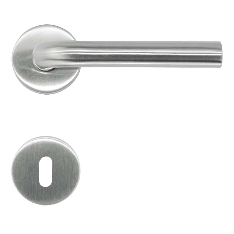 Deurkruk pro lucera 19mm class 3 inox plus baardrozet