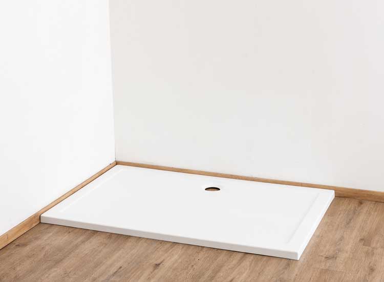 Douchebak Horst acryl mat wit 140x90cm