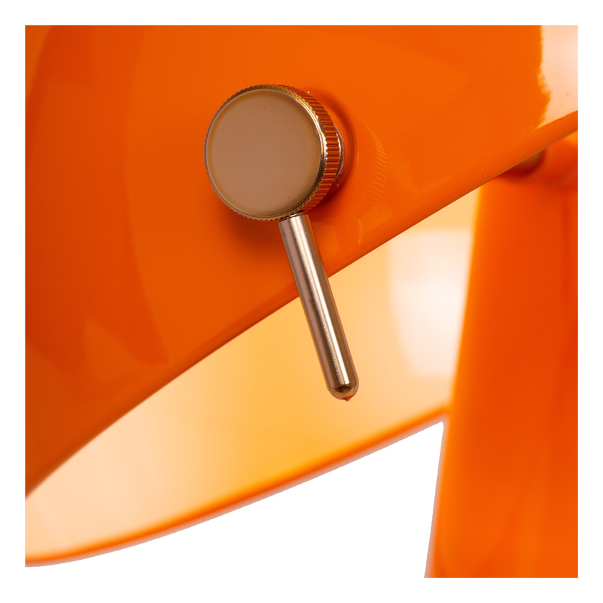 Lucide Vibes Barone - Lampe de table - Ø38cm - 1xE27 - Orange