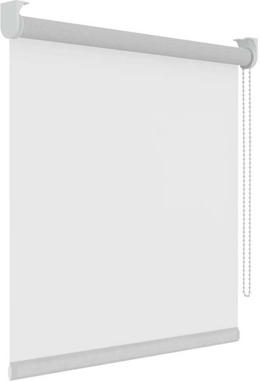 Store enrouleur textile translucide 60x190 cm blanc