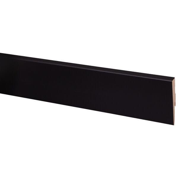 Plinthe mural - noir - 240 x 8 x 1,2 cm