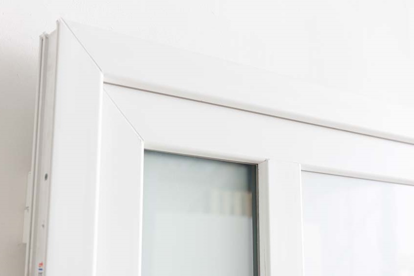 Buitendeur Lumeo PVC mat glas wit 1100x2100mm rechts