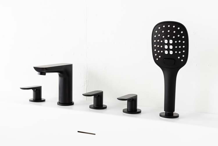 Baignoire semi-îlot Amor blanc mat 170x80cm