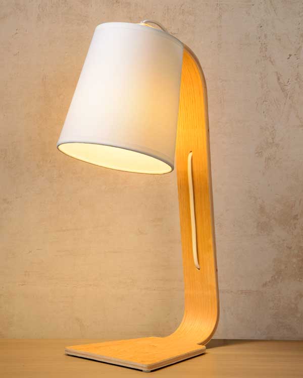 Lucide NORDIC - Lampe de table - E14 - Blanc