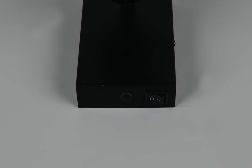 Applique murale - Noir - 9x15x14cm - Dimmable - GU10 - 1x10W