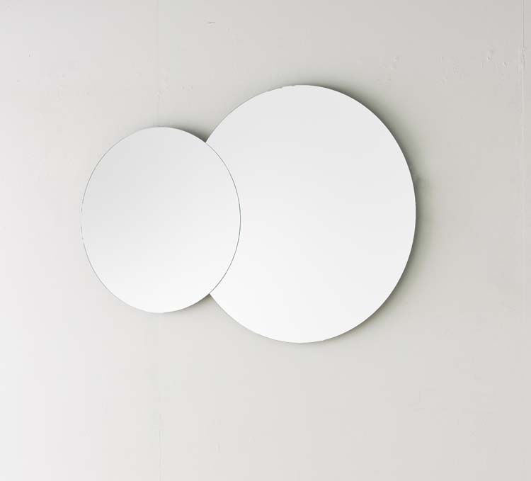 Miroir Cloud rond LED + anti-buée Ø60+Ø80cm