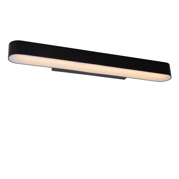 Lucide MADELON - Applique murale salle de bains - LED Dim. - 12W 2700K - IP44 - Noir