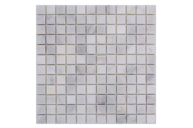 Mosaïque Ibiza marbre blanche carrée small 30,5 x 30,5 cm